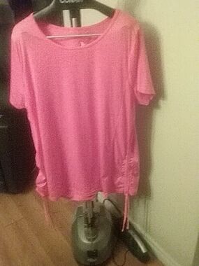 ACX Pink Short-Sleeve Drawstring Tee 2X